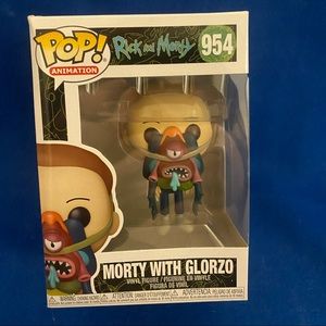 Funko POP! Animation - Rick and Morty S9 Vinyl Figure - MORTY WITH GLORZO